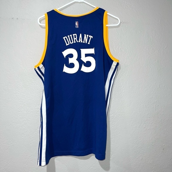 Adidas Gold State Warriors Kevin Durant 35 NBA4her Basketball Jersey Women XXL - Picture 3 of 7